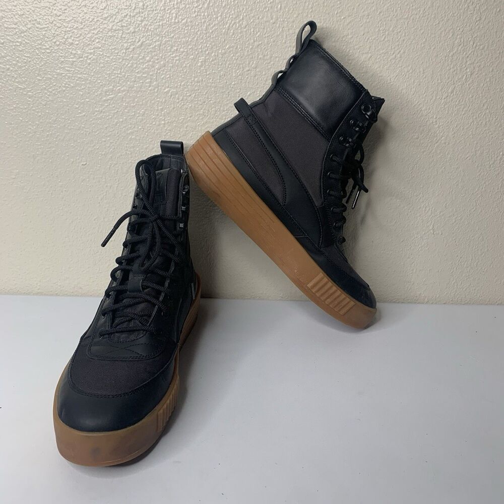 Puma XO Parallel Tactical Issue No. 1 Black Gum Boots Men’s Sz 9.5 Leather